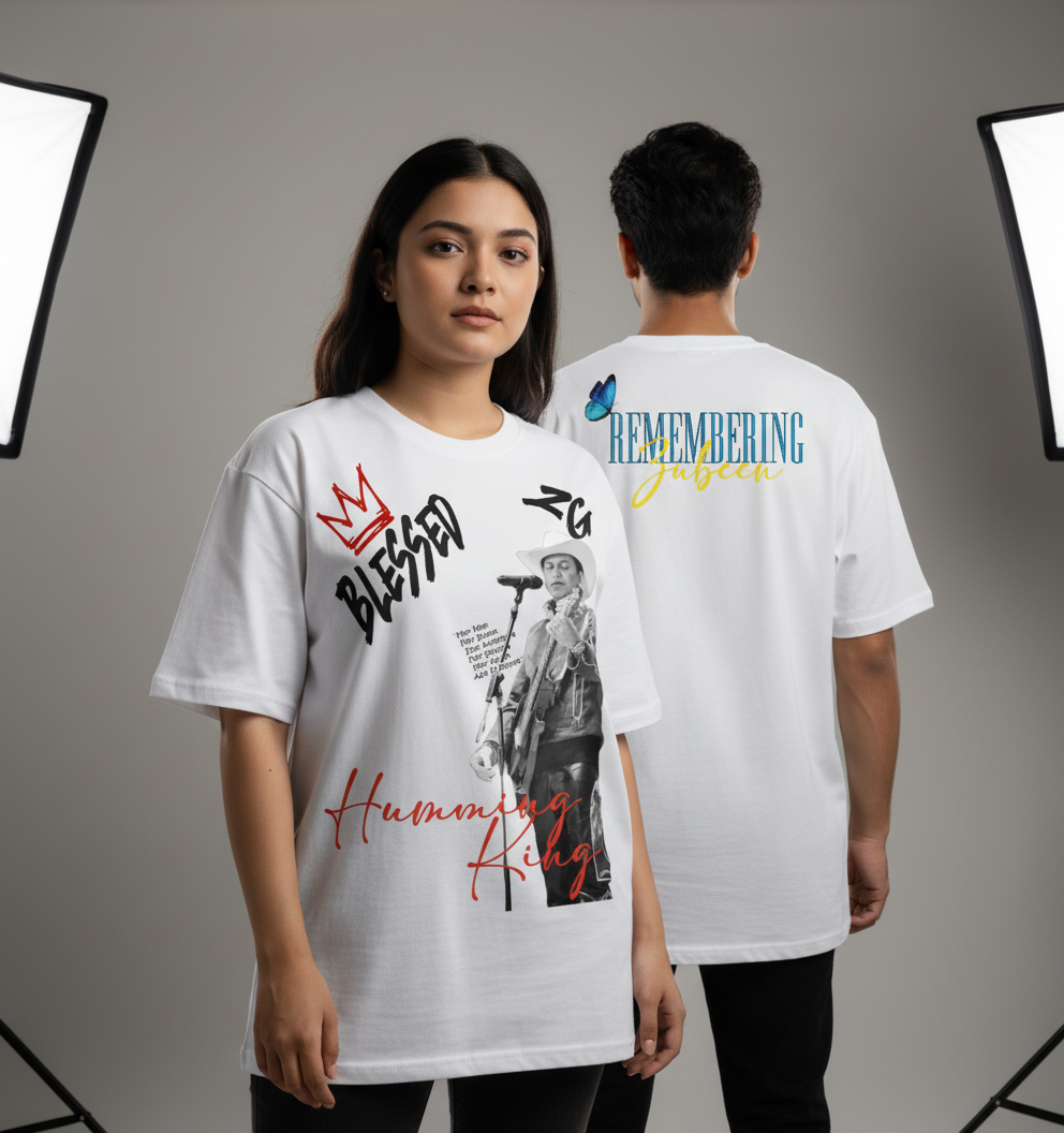 Humming King-Zubeen Garg-Unisex Oversized Tee