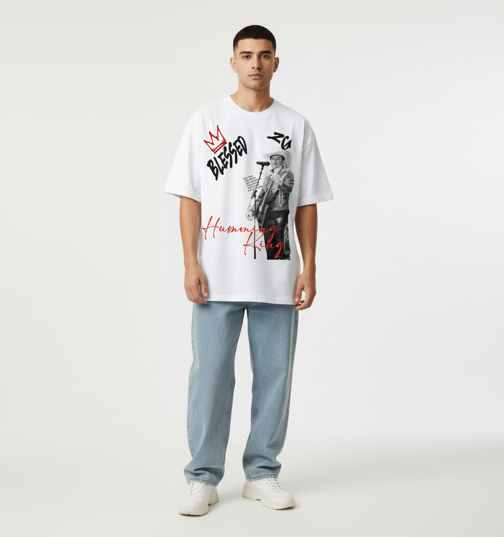 Humming King-Zubeen Garg-Unisex Oversized Tee